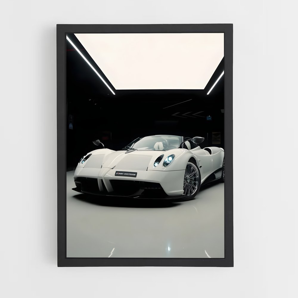 Poster Vitesse Épurée – affiche Pagani (vue 2)